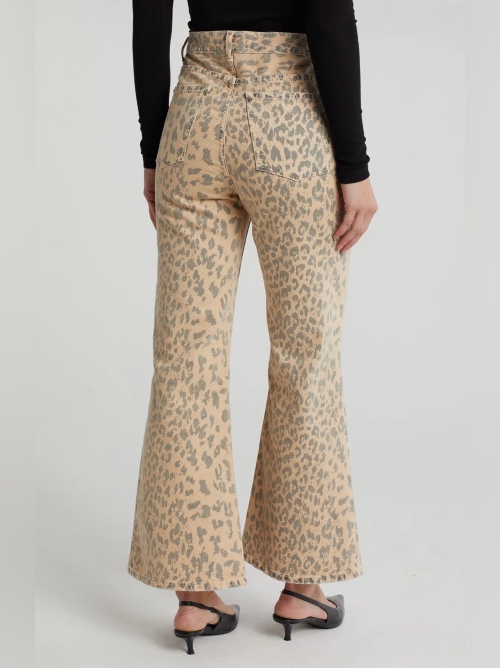 NWOT THE GREAT leopard print the kick bell Jean - Picture 4 of 9